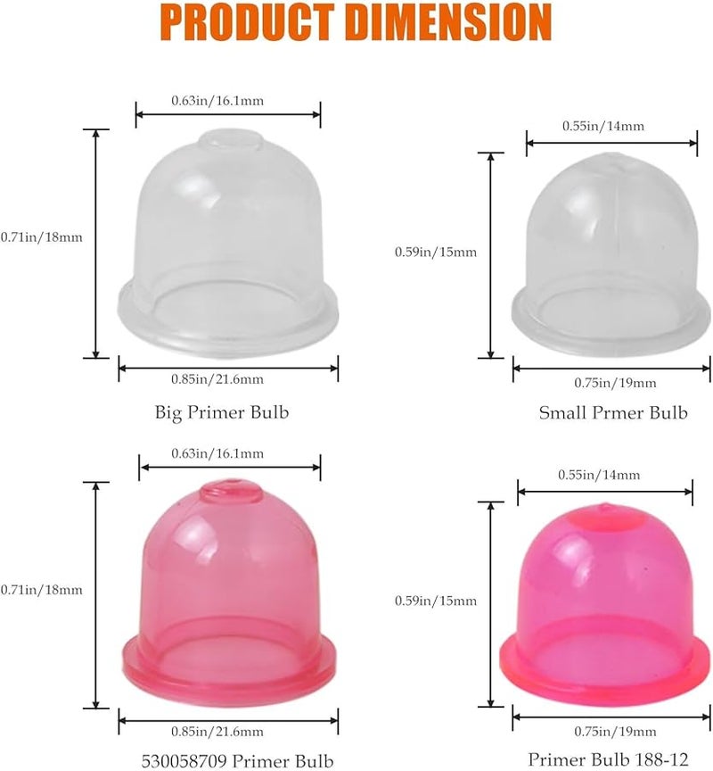 4 Feet Small Engine Fuel Line Gas Hose Tube With Fuel Filter And Primer Bulb - Image 2